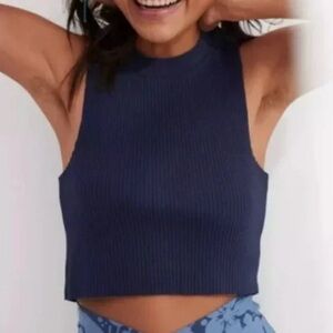 Aerie Rebel Navy Blue Tank